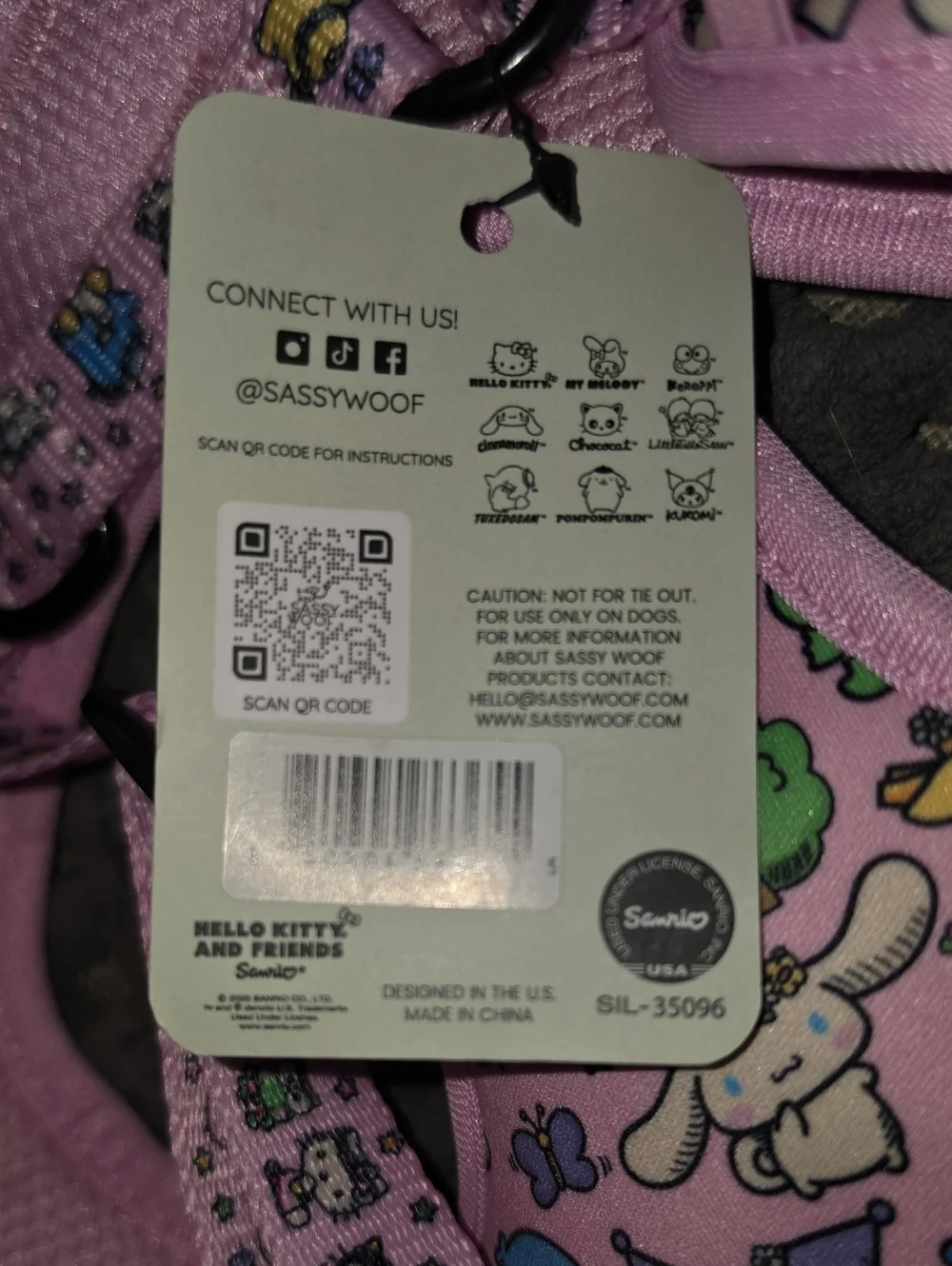 Hello Kitty Pink  Pet Harness